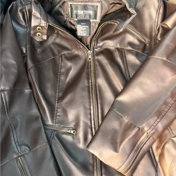Brandon Thomas Brown Leather Jacket Classic Style - Picture 1 of 3